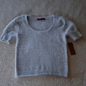 New Scarlett Light Blue Scoop Neck Sweater